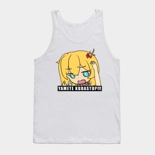 Akai Haato - Yamete kudastop Tank Top